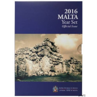 2016 MALTE - Coffret BU (9 Pièces) Série Monnaies Euro Malte - Malte