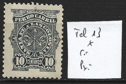 ARGENTINE Télégraphe 13 * Côte 1 € - Telegraafzegels