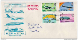 Postal History Cover: Bermuda Set On Cover - Altri (Aria)