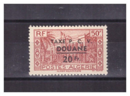 ALGERIE   . TAXE  N °  27  . 20 F  SUR  50 F    NEUF  *   .  SUPERBE . - Timbres-taxe