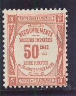 France Timbre Taxe N° 47 Neuf * Avec Charnière Cote 475 € - 1859-1959 Neufs