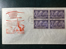 1948 FDC WOMAN’S RIGHTS CONVENTION - Schmuck-FDC