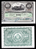 CUBA 10 PESOS  1896 P49A FDS - Cuba