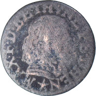 France, Maximilien III De Béthune, Double Tournois, 1642, Henrichemont, TB - Autres & Non Classés