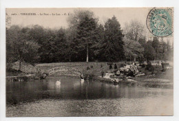 - CPA VERRIÈRES (91) - Le Parc 1905 - Le Lac - Edition G. I. 2261 - - Verrieres Le Buisson