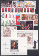 SMOM 1990 Annata Completa/Complete Year MNH/** VF - Malta (la Orden De)