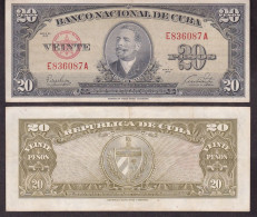 CUBA 20 PESOS  1949 P80A QSPL - Cuba