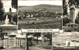 70085051 Rehau Rehau Rathaus Platzz Krankenhaus X 1960 Rehau - Rehau