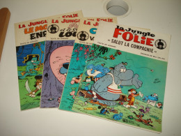 C53 / Lot De 4 E.O  " La Jungle En Folie " - N° 2 , 4 , 5 , 7 De 1974 à 1976 Comme Neuf - Lotti E Stock Libri