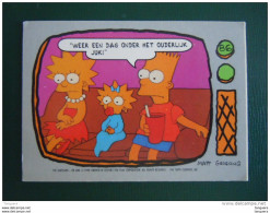 86 The Simpsons Topps 1990 Trading Cards Belgum Dutch Nederlands Neerlandais - Autres & Non Classés