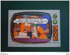 76 The Simpsons Topps 1990 Trading Cards Belgum Dutch Nederlands Neerlandais - Autres & Non Classés
