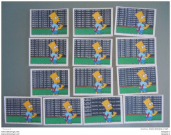 13 Exemp. The Simpsons Topps 1990 Trading Cards Belgum Dutch Nederlands Neerlandais - Otros & Sin Clasificación