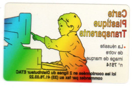 Carte Spécimen Démonstration  France Card Karte (J 926) - Badge Di Eventi E Manifestazioni