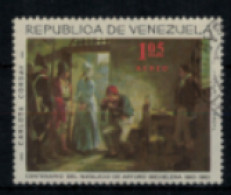 Venezuela - "P.A - "Centenaire De La Naissance Du Peintre Arturo Michelina : Charlotte Corday" - Oblitéré N° 389 De 1952 - Venezuela