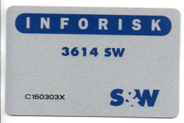 3614 S&w Inforisk Carte Connections 3614 France Card Karte (J 928) - Altri & Non Classificati