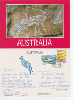 AUSTRALIA. The Nourlangie Rock Art In The Kakadu National Park (Northern Territory) Postcard To Andorra (Europa) - Oceania