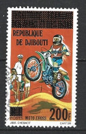 DJIBOUTI. N°456 Oblitéré De 1977. Moto-cross. - Moto