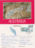 AUSTRALIA. The Nourlangie Rock Art In The Kakadu National Park (Northern Territory) Postcard To Andorra (Europa) - Oceanía