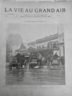 1903 COURSE VOITURE MARSEILLE HYERES NICE KNYFF HOURGIERES CHARRON 1 JOURNAL ANCIEN - Historische Dokumente
