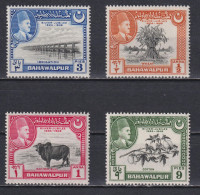 Timbres Neufs** De Bahawalpur De 1949 N° 18 à 21 MNH - Bahawalpur