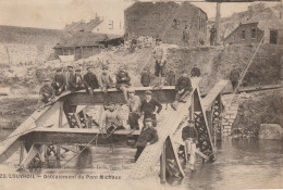 CPA-59-LOUVROIL-Déblaiement Du Pont Michaux-Animée - Louvroil