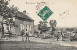 CPA-52-CHALINDREY GARE-Place Du Marché - Chalindrey