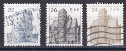 République D Irlande - 1980  89 -   Y&T  N ° 487  488  571  Oblitéré - Gebraucht