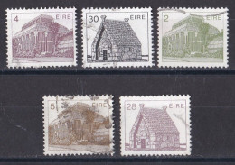 République D Irlande - 1980  89 -   Y&T  N ° 495  500  512  514  572  Oblitéré - Gebraucht