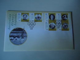 AUSTRALIA   FDC   OLYMPIC GAMES SYDNEY 2000 - Summer 2000: Sydney