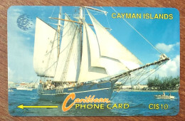 CAYMAN ISLANDS NAVIRE CI$ 10 CARIBBEAN CABLE & WIRELESS SCHEDA TELECARTE TELEFONKARTE PHONECARD CALLING CARD - Cayman Islands