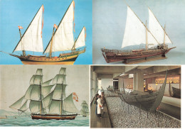 Déstockage Thème Bateau Bateaux Lot De 9 Cartes Postales Chebec La Bretonne Galère Romaine , Drakkar Viking - Sammlungen & Sammellose