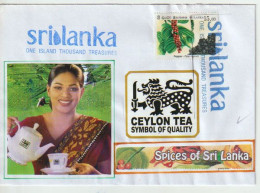 CEYLON TEA. SYMBOL OF QUALITY. SRI LANKA.ONE ISLAND.THOUSAND TREASURES. Letter From Sri Lanka - Autres & Non Classés