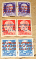 ITALIA : Paire De 3 Timbres Neufs**, Mint**, Gobierno Militare Alleato  .......... CL1-15-1d - Occup. Anglo-americana: Napoli