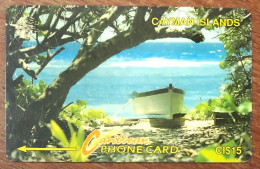 CAYMAN ISLANDS PLAGE CI$ 15 CARIBBEAN CABLE & WIRELESS SCHEDA TELECARTE TELEFONKARTE PHONECARD CALLING CARD - Islas Caimán
