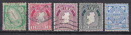 Irlande - 1922  37 - état Libre -   Y&T  N ° 40  79  80  81  83  Oblitéré - Usati