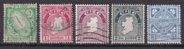 Irlande - 1922  37 - état Libre -   Y&T  N ° 40  79  80  81  83  Oblitéré - Used Stamps