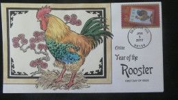 US 5154 Collins FDC Year Of Rooster Chinese New Year 2017 - 2011-...