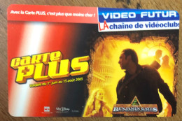 VIDEO FUTUR BENJAMIN GATES CINEMA PAS TELECARTE TELEFONKARTE SCHEDA TARJETA PHONECARD PREPAID PREPAYÉE CALLING CARD - Subscription