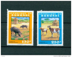 Burundi No:  1788 - 89 Postfrisch MNH  ** #706 - Ungebraucht