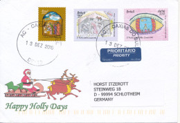 Brazil Cover Sent To Germany 13-12-2010 Topic Stamps - Lettres & Documents