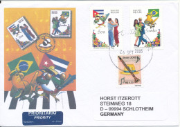 Brazil Cover Sent To Germany 26-9-2005 Topic Stamps - Covers & Documents