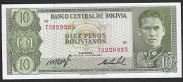 Bolivia - Banconota Non Circolata FdS UNC Da 10 Pesos P-154a.6 - 1962 #19 - Bolivia