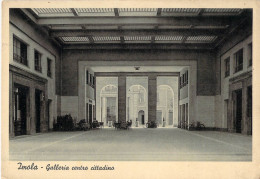 24750 " IMOLA-GALLERIA CENTRO CITTADINO " ANIMATA-VERA FOTO-CART. SPED.1943 - Imola