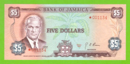 JAMAICA 5 DOLLARS 1978 P-61a/CS3  UNC STAR - Giamaica