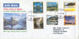 New Zealand Cover Sent Air Mail To Germany 18-6-2008 Topic Stamps - Covers & Documents