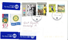 New Zealand Cover Sent Air Mail To Germany 15-2-2005 Topic Stamps - Cartas & Documentos