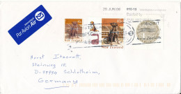 New Zealand Cover Sent Air Mail To Germany 28-6-2008 Topic Stamps - Briefe U. Dokumente