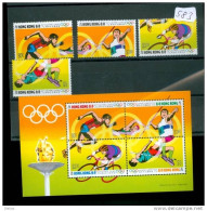 Hong Kong Olympia 1992 , No: 645 -48, Block 21,  MNH ** Postfrisch #583 - Nuevos