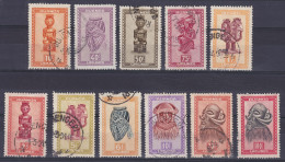 Ruanda-Urundi 1948 Mi. 109, 113-14, 116-17, 120, 123-26, 128 Einheimische Kunst Art - Used Stamps