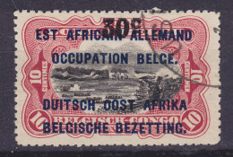 Ruanda-Urundi Belgische Besetzung Deutsch-Ostafrika 1922 Mi. 37, 30c. / 10c. Mandatsverwaltung (o) - Usati